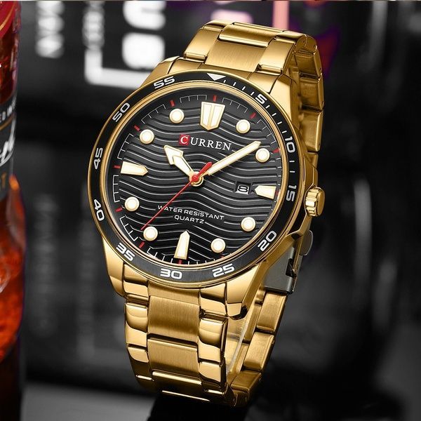 Curren 8426 Gold-Black 1008-0348 фото