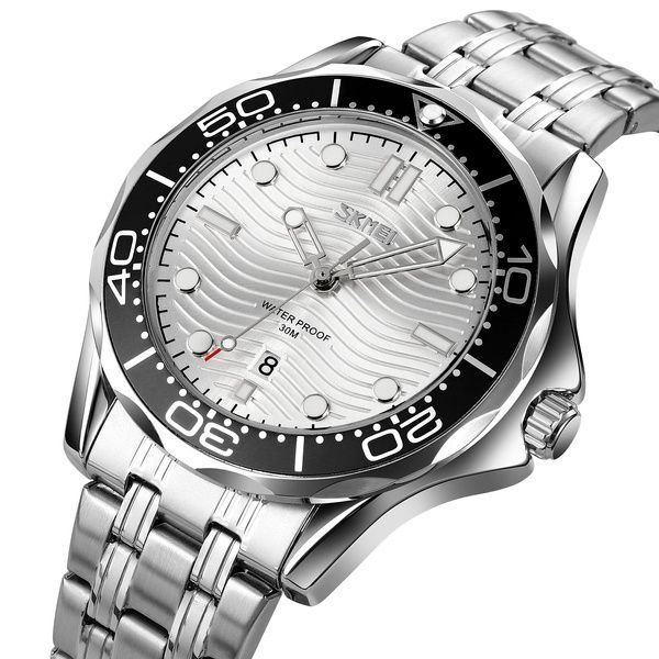 Skmei 9276SSISI Silver-Silver Steel Strap SALE 1080-1551 фото
