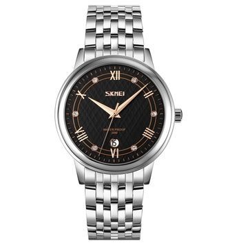 Skmei 9272SIBK-B Silver-Black Men 1080-2446 фото