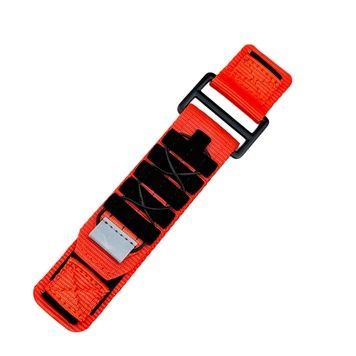 Ремінець для годинника Nylon Pro Orange 22 мм 1051-1248 фото