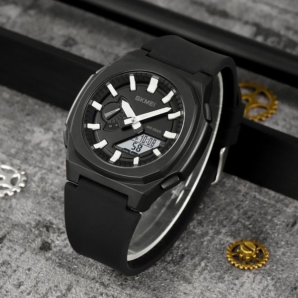 Skmei 2091BKWTWT Black-White White 1080-2052 фото