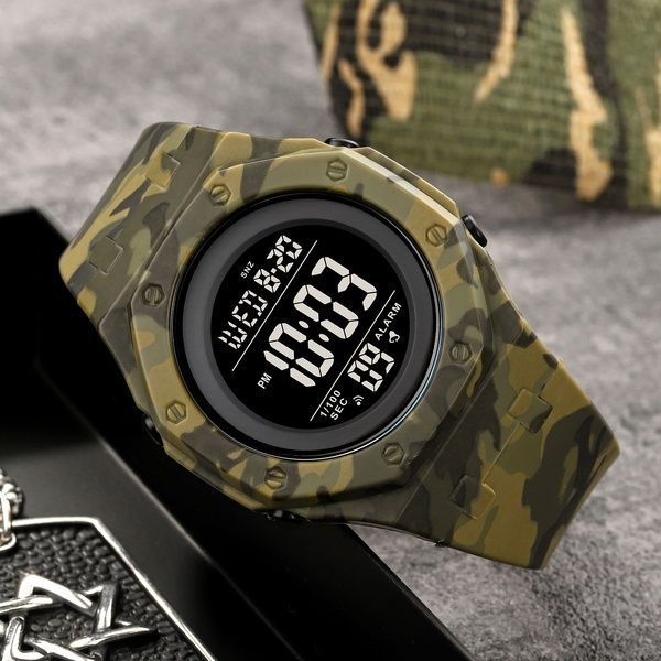 Skmei 2048CMGN Army Green Camo 1080-1854 фото