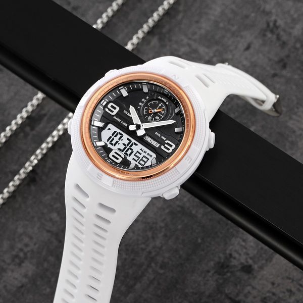 Skmei 1655WTWT White SALE 1080-2295 фото
