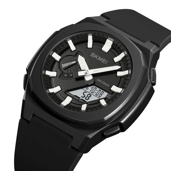 Skmei 2091BKWTWT Black-White White 1080-2052 фото