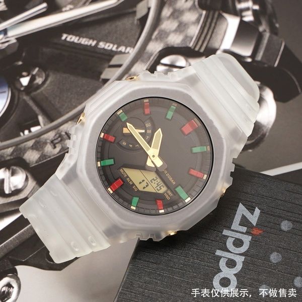 Ремінець + безель (рант) для Casio G-Shock GA-2100 Transl GD 1051-0810 фото