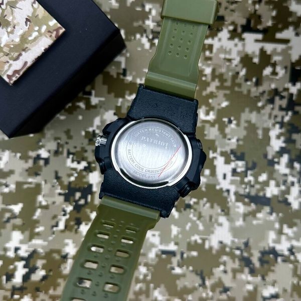 Patriot 012AGUASI Тризуб срібло Чорні з зеленим + Коробка. 1201-0186 фото