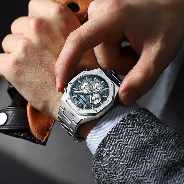 Curren 8440 Silver-Blue 1008-0398 фото