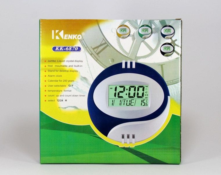 Годинник електронний KK 6870, KENKO 6ЧЕ/6870 фото