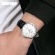 Skmei 1801LSIWT Silver-Black White Leather 1080-1632 фото 3