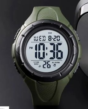 Часы наручные 1535 SKMEI, темно зелені, тактичні 6M/1535 фото