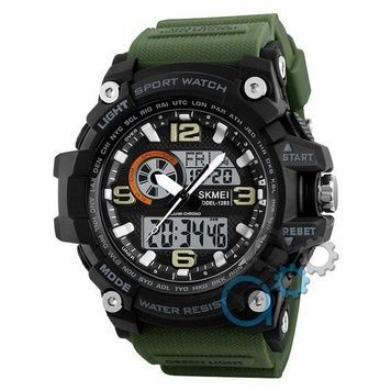 Skmei 1283 Black-Military Wristband. 1080-0105 фото