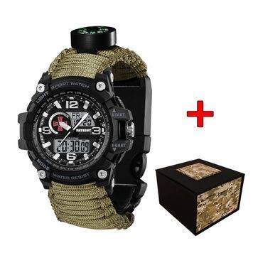 Patriot 012BKSU ЗСУ Чорні Паракордовий ремінець Army Green + Коробка 1201-0316 фото