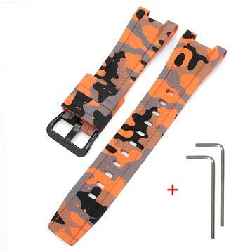 Ремінець для Casio G-Shock GST-W300 Camo Orange BK 1051-0962 фото