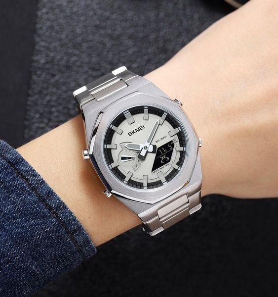 Skmei 1816SIBK Silver-Black 1080-1919 фото