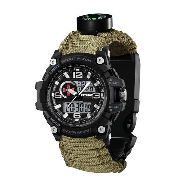 Patriot 012BKSU ЗСУ Чорні Паракордовий ремінець Army Green + Коробка 1201-0316 фото