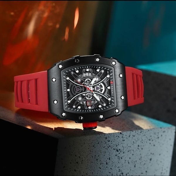 Curren 8438 Black-Red 1008-0399 фото