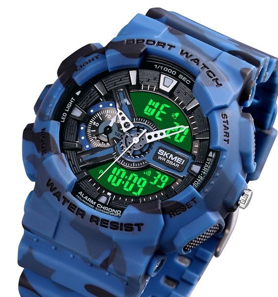 Skmei 1688CMBU Camo Blue SALE 1080-0989 фото