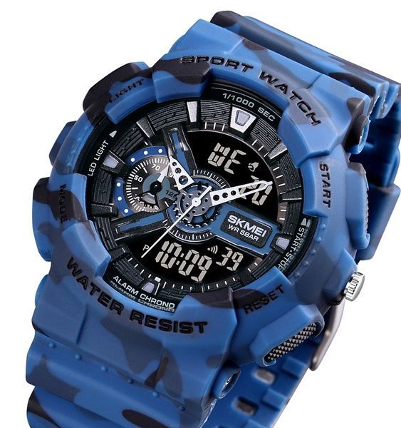 Skmei 1688CMBU Camo Blue SALE 1080-0989 фото