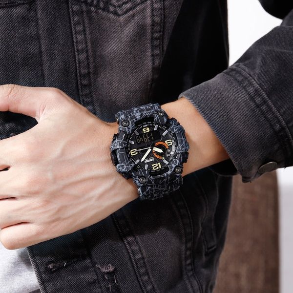 Skmei 1520GYBK gray black. SALE 1080-0907 фото