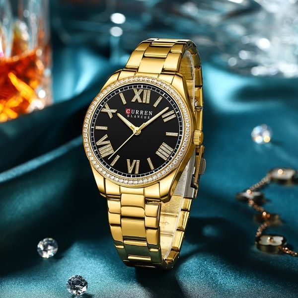 Curren 9088 Gold-Black 1008-0360 фото