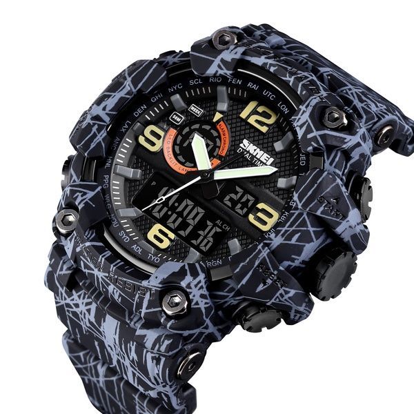 Skmei 1520GYBK gray black. SALE 1080-0907 фото