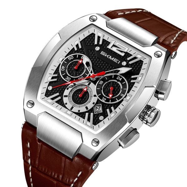 Skmei 9357SIBN Silver-Brown 1080-2958 фото