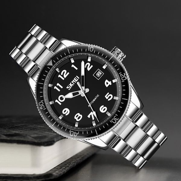 Skmei 9232SSIBK Silver/Black-steel strap 1080-2350 фото