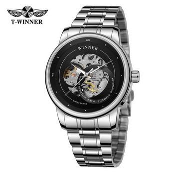 Forsining 8190 Silver-Black Steel 1059-0240 фото