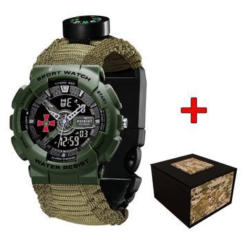 Patriot 005AGSU ЗСУ Паракордовий ремінець Army Green + Коробка. 1201-0340 фото