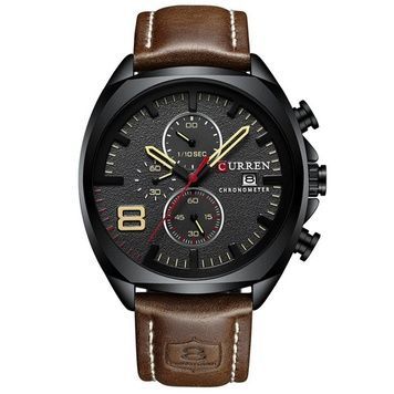 Curren 8324 Black-Brown 1008-0194 фото