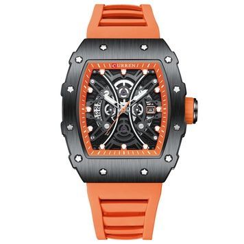 Curren 8438 Black-Orange 1008-0400 фото
