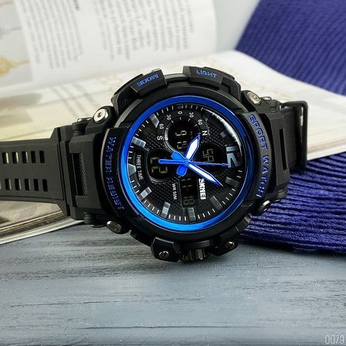 Skmei 1343 Black-Blue 1080-0079 фото