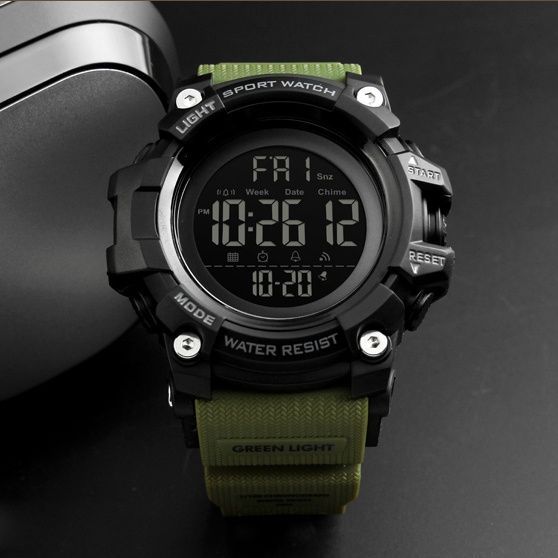 Skmei 1384 Black-Military Wrisband 1080-0793 фото
