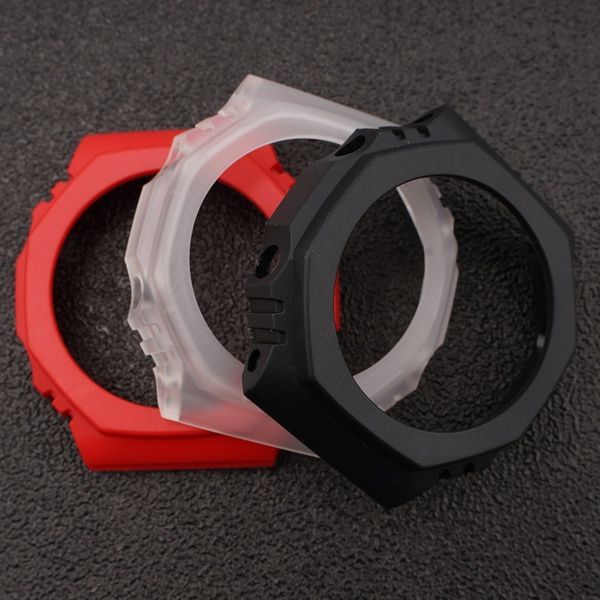 Ремінець + безель (рант) для Casio G-Shock GA-2100 Red SI 1051-0814 фото