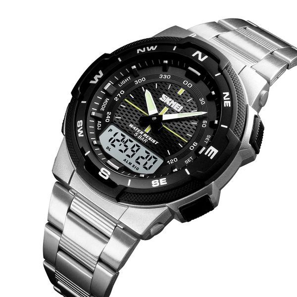 Skmei 1370SI Silver 1080-1760 фото