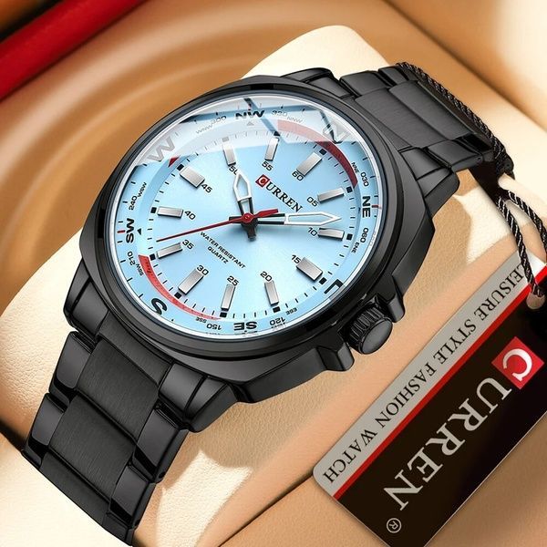 Curren 8455 Black-Blue 1008-0449 фото