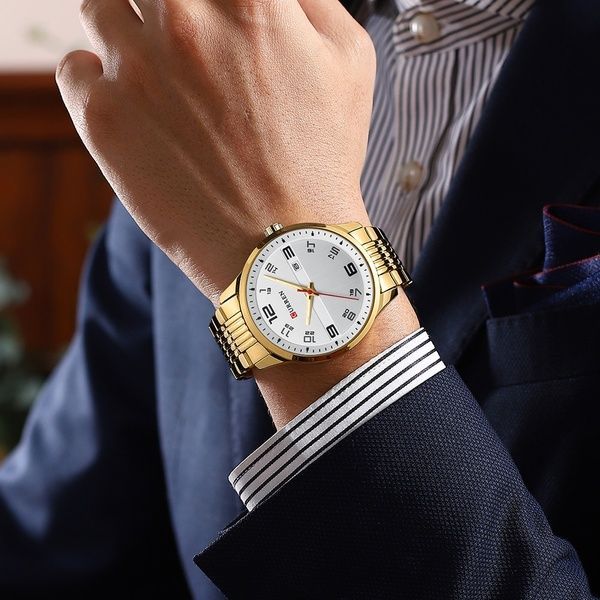Curren 8411 Gold-White 1008-0357 фото