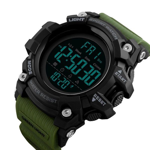 Skmei 1384 Black-Military Wrisband 1080-0793 фото