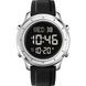 Skmei 1864LSIBK Silver-Black Leather 1080-2029 фото 1
