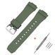 Ремінець для Casio G-Shock GM-2100 GA2100/2110 Army Green Silver 1051-0847 фото