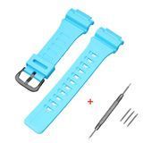 Ремінець для Casio AE-1000W Light Blue BK 1051-1037 фото