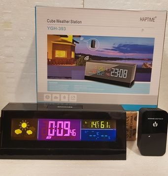 Метеостанція з виносним датчиком, годинник YGH &mdash; 393 6МС/393 фото