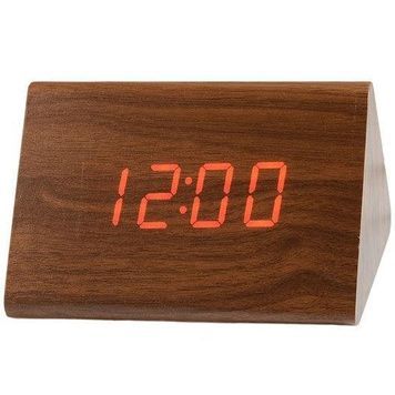Годинник із датч. температури Wooden Clock VST-861 red, червоний 6VST/861r фото