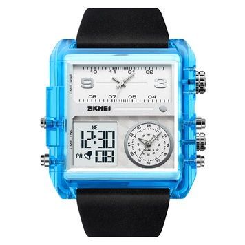 Skmei 2020BU Blue-Transparent SALE 1080-1829 фото