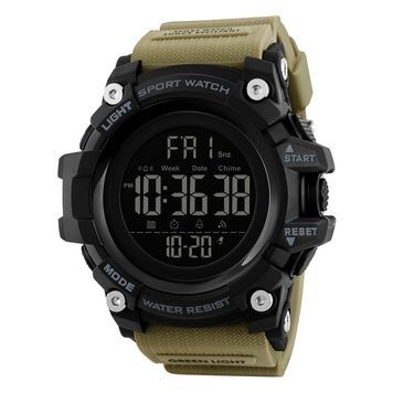 Skmei 1384 Black-Khaki Wrisband 1080-0792 фото