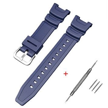 Ремінець для Casio SGW-100 Dark Blue SI 1051-1048 фото