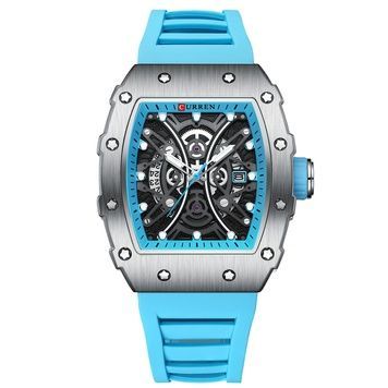 Curren 8438 Black-Light Blue 1008-0401 фото