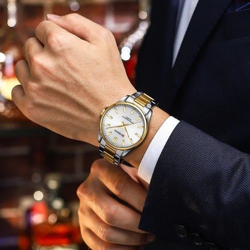 Curren 9090 Silver-Gold-Silver 1008-0374 фото