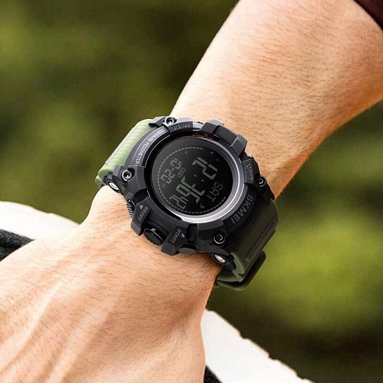 Skmei 1356AG Army Green + Compass 1080-0904 фото