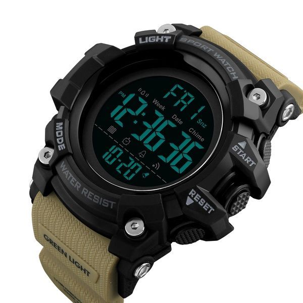 Skmei 1384 Black-Khaki Wrisband 1080-0792 фото
